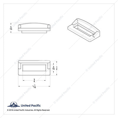 Chrome Plastic Switch Label Covers with Visor for 2001 & Older Peterbilt (6-Pack)