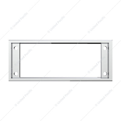 Chrome Plastic A/C Control Dash Panel Bezel for Kenworth W900 (1990-2005) & T800 (1986-2005)