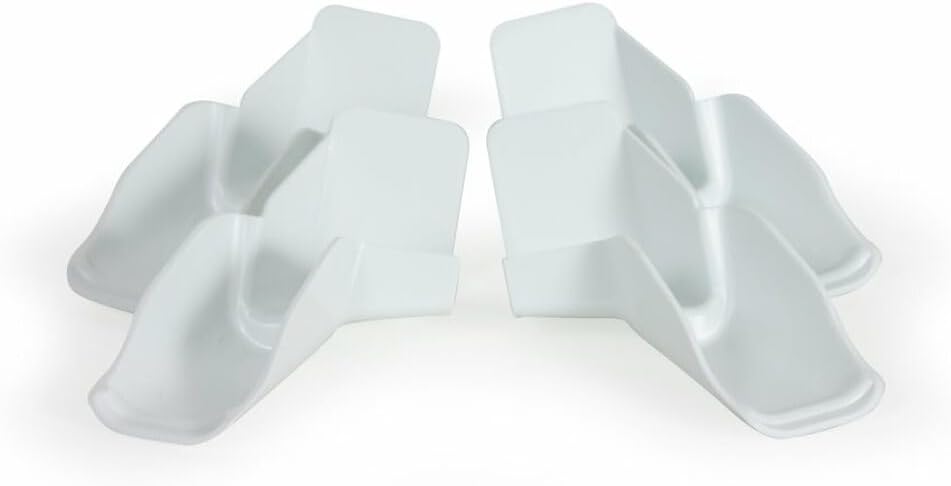 Gutter Spout with Extension (4 Pack) - White