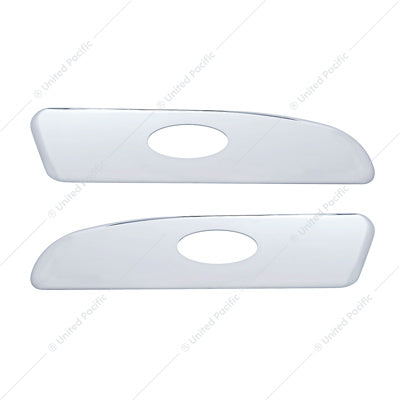 CHROME PLASTIC INTERIOR DOOR PANEL TRIM FOR PETERBILT 389 (2008+), 388 (2008-2014), 387 (2006-2010), 386/384