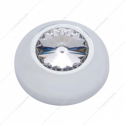 COMPARTMENT KNOB COVER FOR 2006+ PETERBILT - CLEAR CRYSTAL (CARD OF 2)