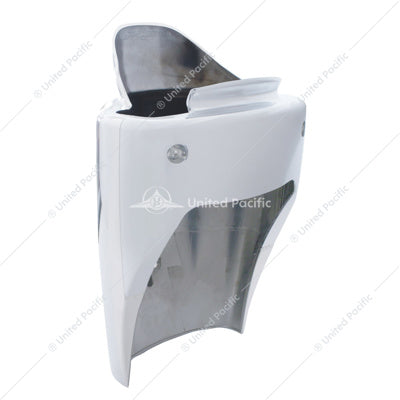 CHROME PLASTIC MID-STEERING COLUMN COVER FOR KENWORTH W900/T800 (2006-2024) & T660 (2008-2017)