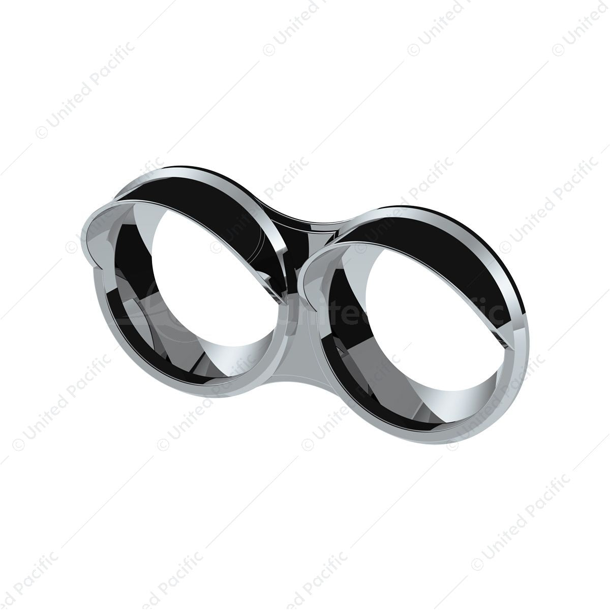 Kenworth Small 2 Double Gauge Cluster Bezel With Visor