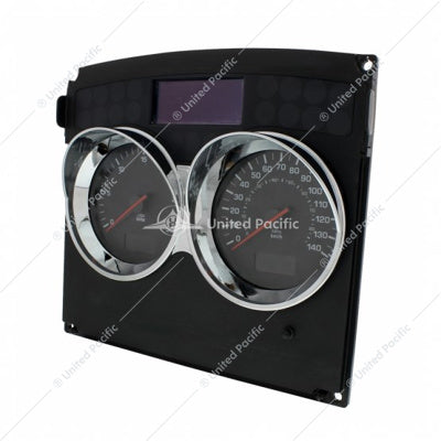 Kenworth Small 2 Gauge Cluster Bezel With Visor