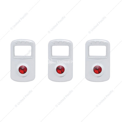 Peterbilt Kenworth 06+ Rkr Switch Cover Red Diamond