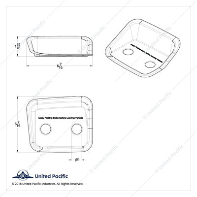 Air Valve Bezel Cover For  2008-2023 Peterbilt 389