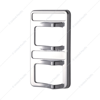 CHROME ROCKER SWITCH COVER FOR PETERBILT 579 (2012-2019) & 567 (2014-2019)- 2 SWITCHES