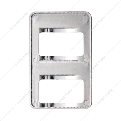 CHROME ROCKER SWITCH COVER FOR PETERBILT 579 (2012-2019) & 567 (2014-2019)- 2 SWITCHES