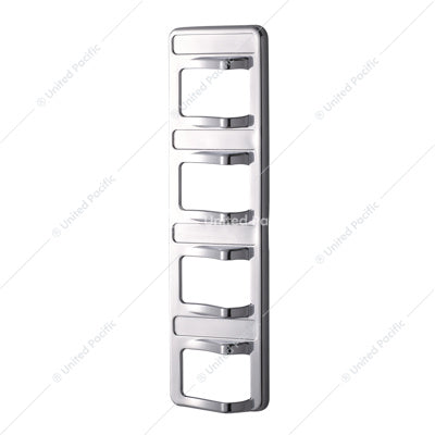 CHROME 4-ROCKER SWITCH COVER FOR PETERBILT 579 (2012-2019) & 567 (2014-2019)- 4 SWITCHES