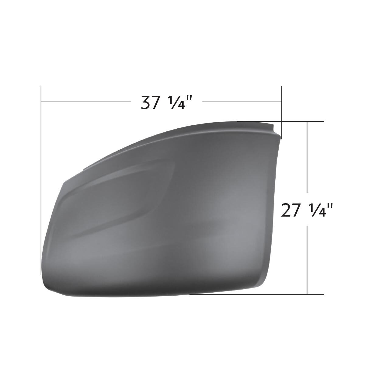 Bumper Cover With Aero Holes For 2018-2026 International LT-Driver