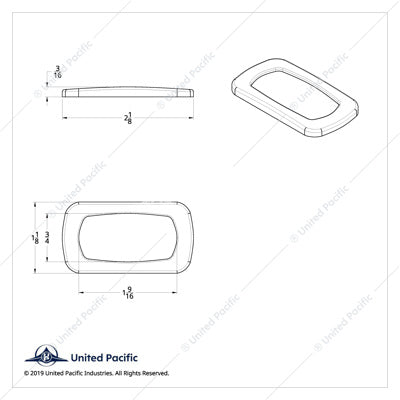 Chrome Mack Rocker Switch Trim (2-Pack)