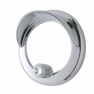 Clock Bezel With Visor For Freightliner - Indented