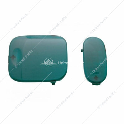 DOME LIGHT LENS 2-PIECE SET FOR 2006+ FREIGHTLINER COLUMBIA AND CORONADO - GREEN