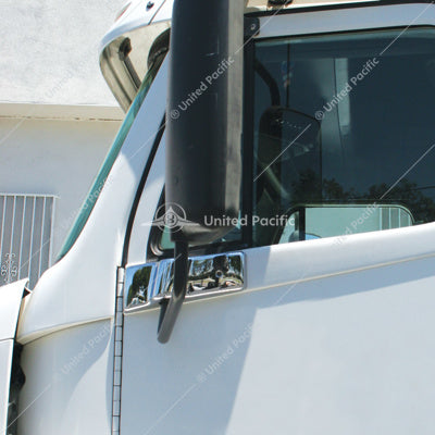 Chrome Plastic Bottom Mirror Post Cover For Freightliner Century/Coronado/Columbia