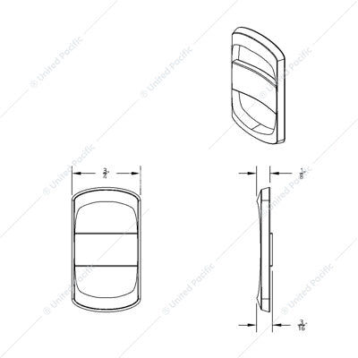Freightliner Rkr Switch Cover Plain/3