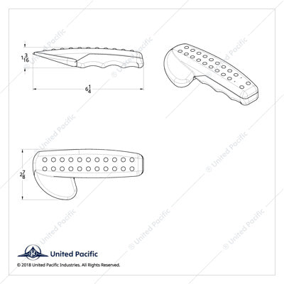 Freightliner 2008-2017 Interior Door Handle Cover - Passenger Side