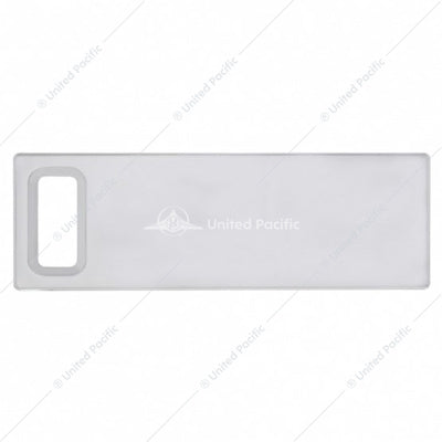 CHROME PLASTIC DASH SWITCH PANEL COVER FOR INTERNATIONAL - 1 OPENING