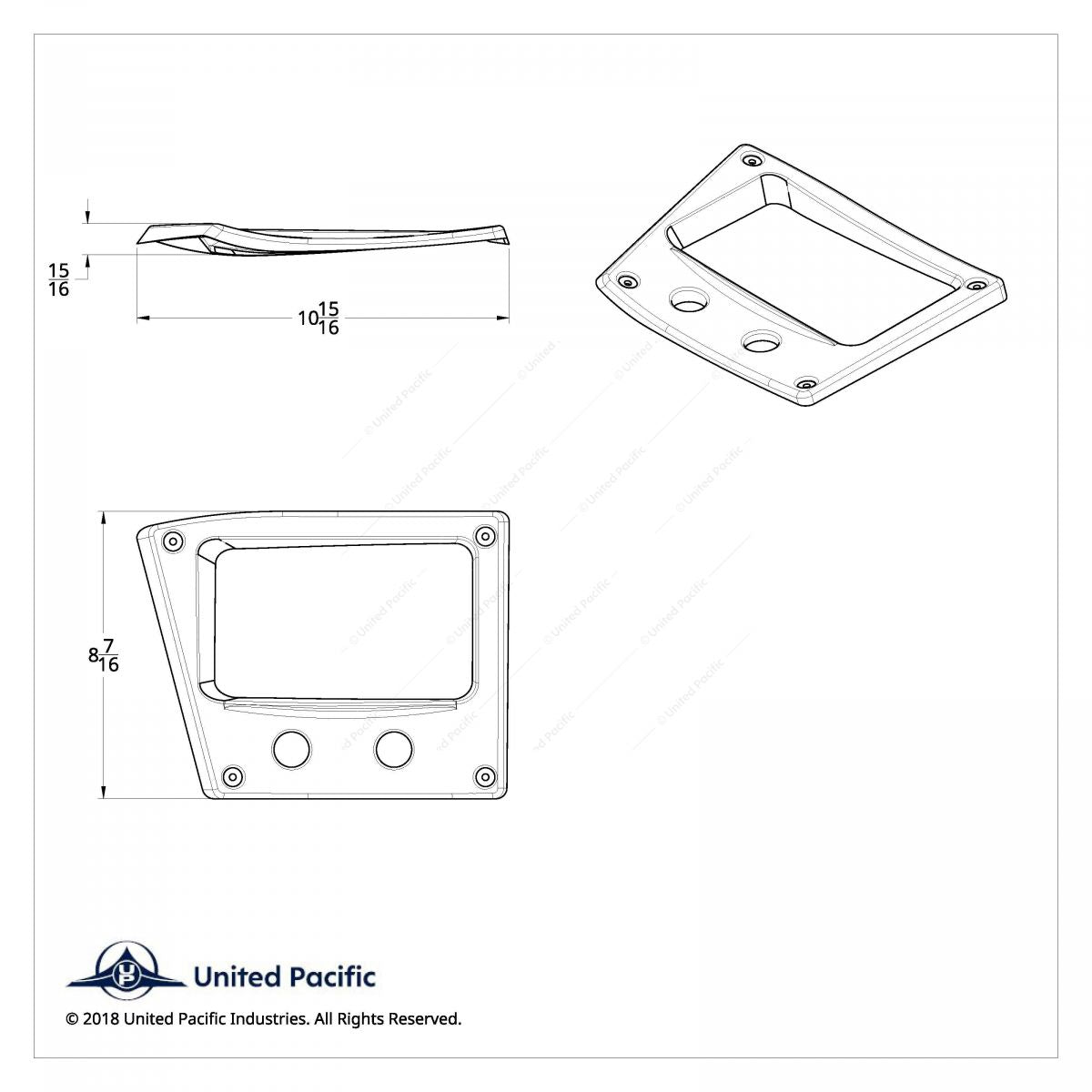 Freightliner Cascadia Radio/ Air Valve Trim 2008- 2017