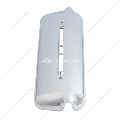 CHROME PLASTIC MIRROR COVER WITH LED CUTOUT FOR 2005 & OLDER FREIGHTLINER CENTURY - PASSENGER