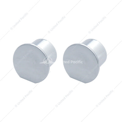 CHROME PLASTIC MIRROR COVER WITH LED CUTOUT FOR 2005 & OLDER FREIGHTLINER CENTURY - PASSENGER