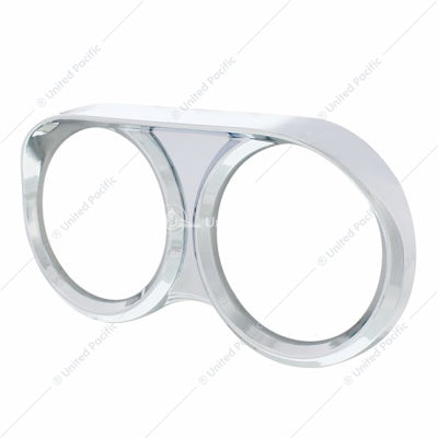 Freightliner Cascadia Dual Gauge Cover with Visor