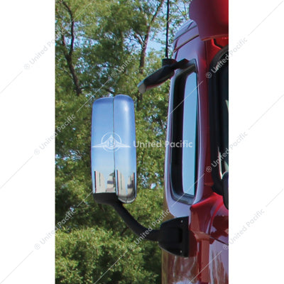 AERO MIRROR COVER FOR 2008-2017 FREIGHTLINER CASCADIA - DRIVER