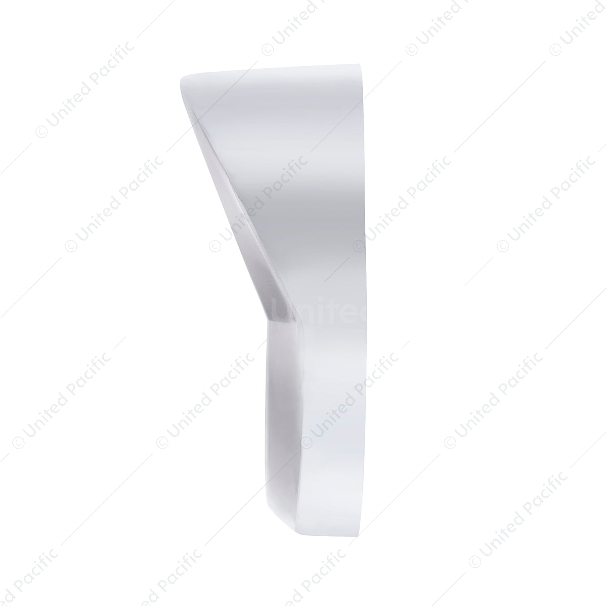 Chrome Small Gauge Cover With Visor For 2018-2023 Freightliner Cascadia