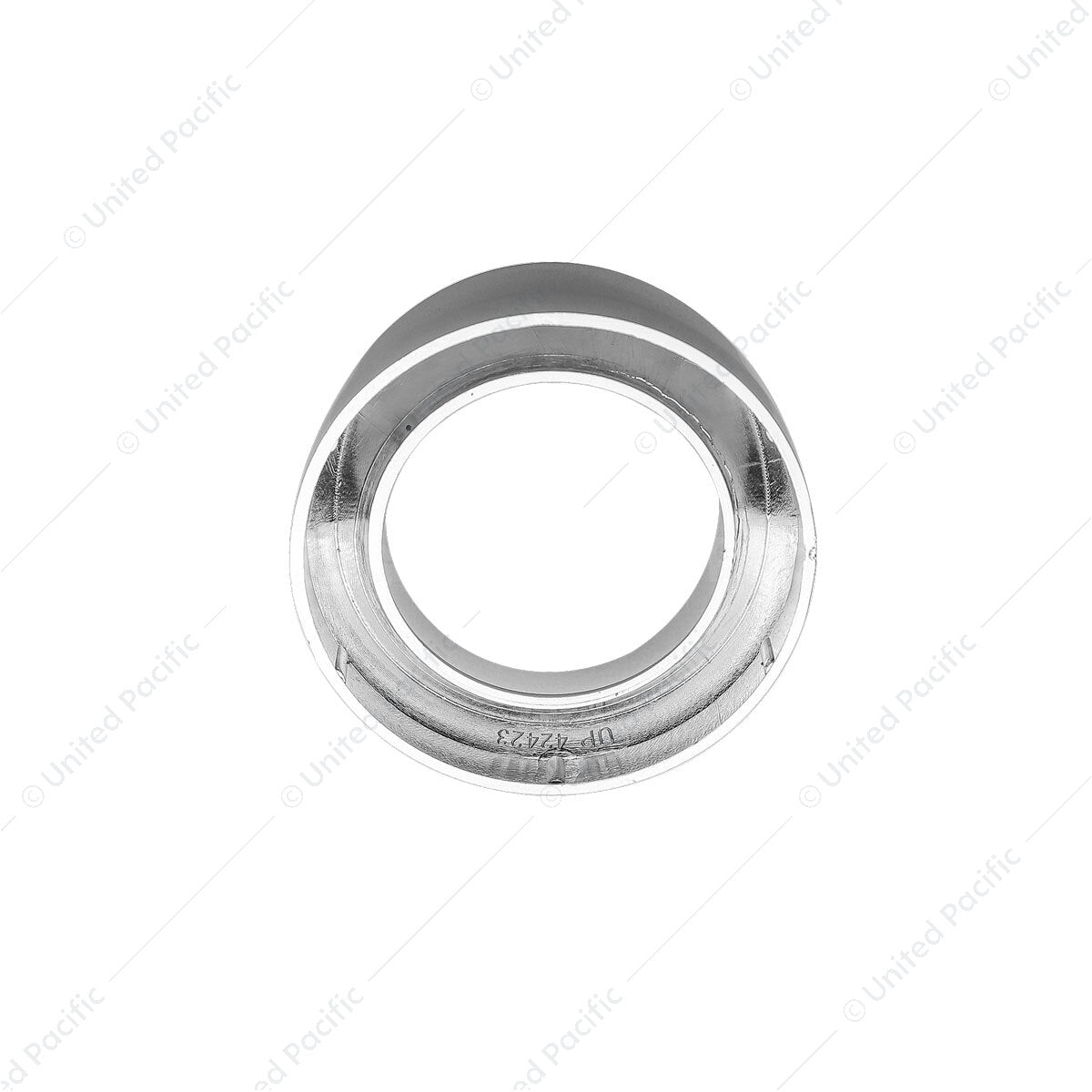 Chrome Small Gauge Cover With Visor For 2018-2023 Freightliner Cascadia