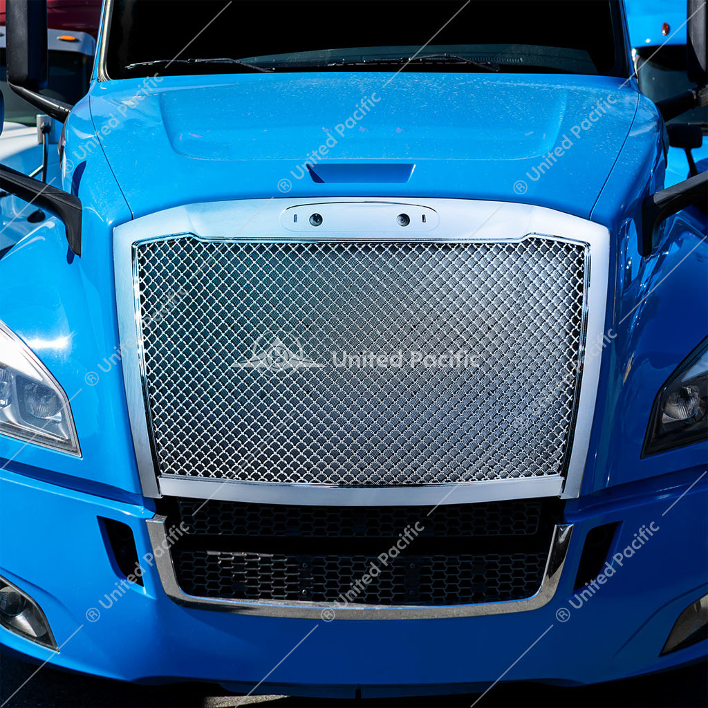 Freightliner Cascadia Chrome Mesh Grille for 2018-2024