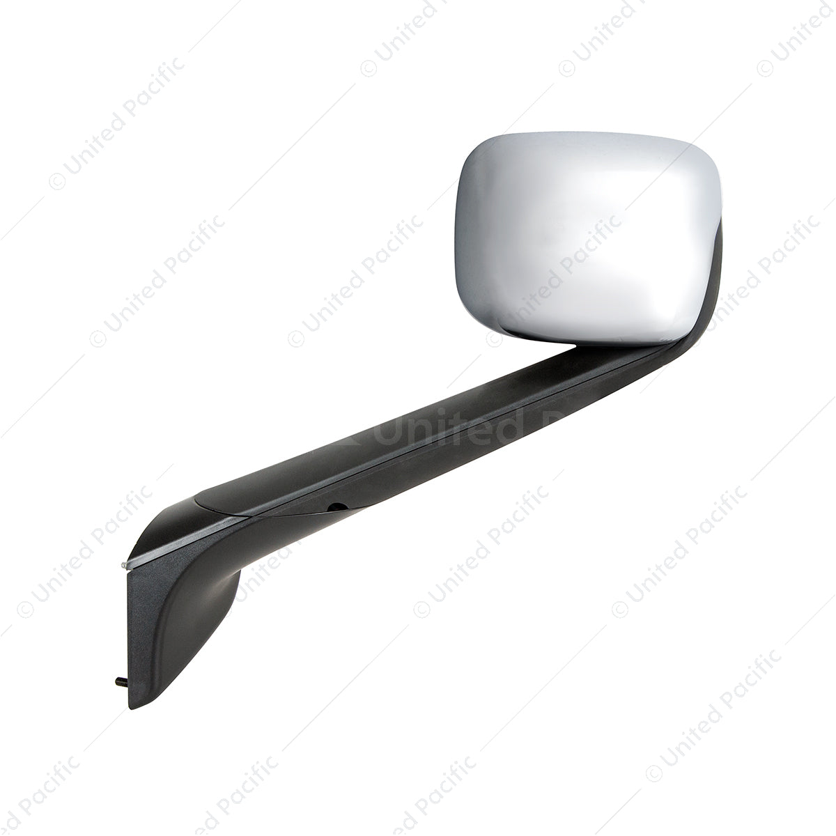 Chrome Hood Mirror With Heated Lens For 2018-2026 Freightliner Cascadia - Driver