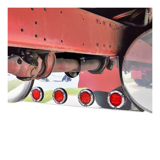 Kenworth Tank Filler w/ 4-4" Light Holes w/ Heavy Duty Brackets