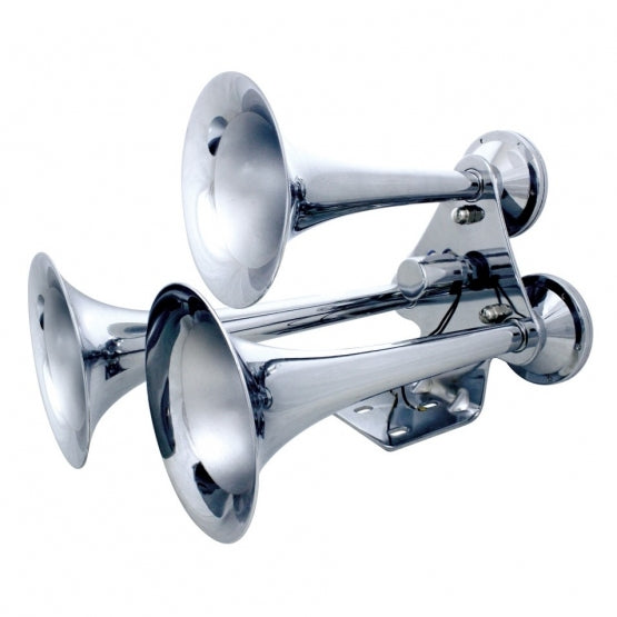 Chrome 3 Trumpet Competition Train Horn