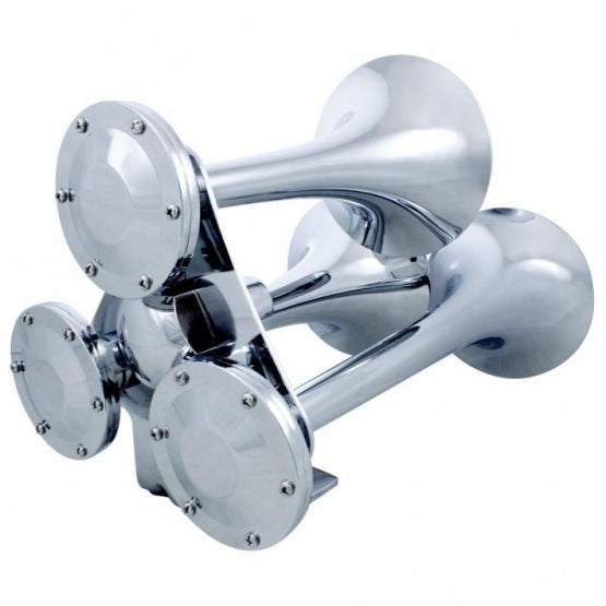 Chrome 3 Trumpet Competition Train Horn