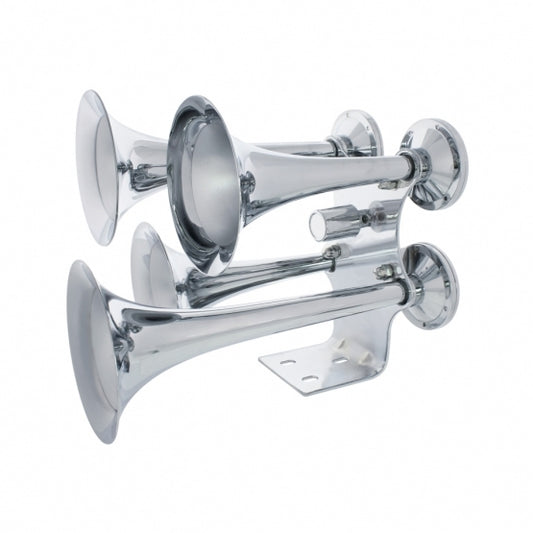 4 Trumpet Competition Series Train Horn (Chrome)