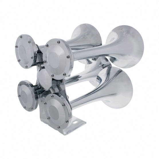 4 Trumpet Competition Series Train Horn (Chrome)