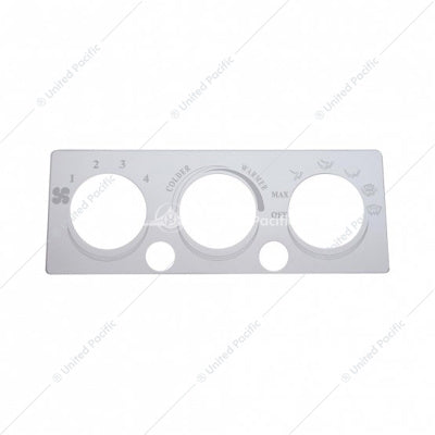 International A/C Heater Plate - 2 Button Openings