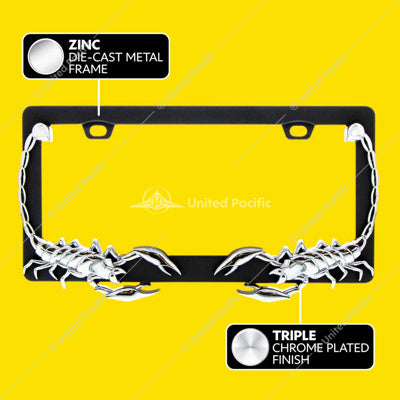 License Plate Scorpion Frame