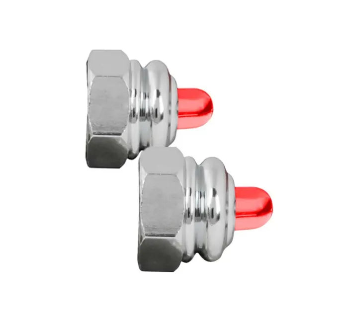 Screw in LED Light-Chrome, Red- License Plate Light Decorative Light