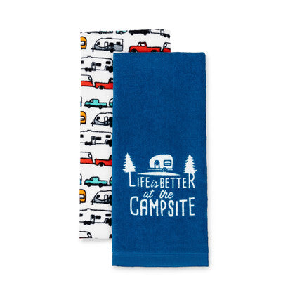 Life is Better at the Campsite Dish Towel Set - 2 Pack