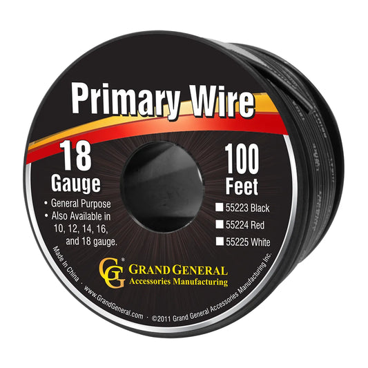 18 Gauge Black Wire 500' Roll