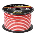 16 Gauge 2 Strand Red/White 500' Roll