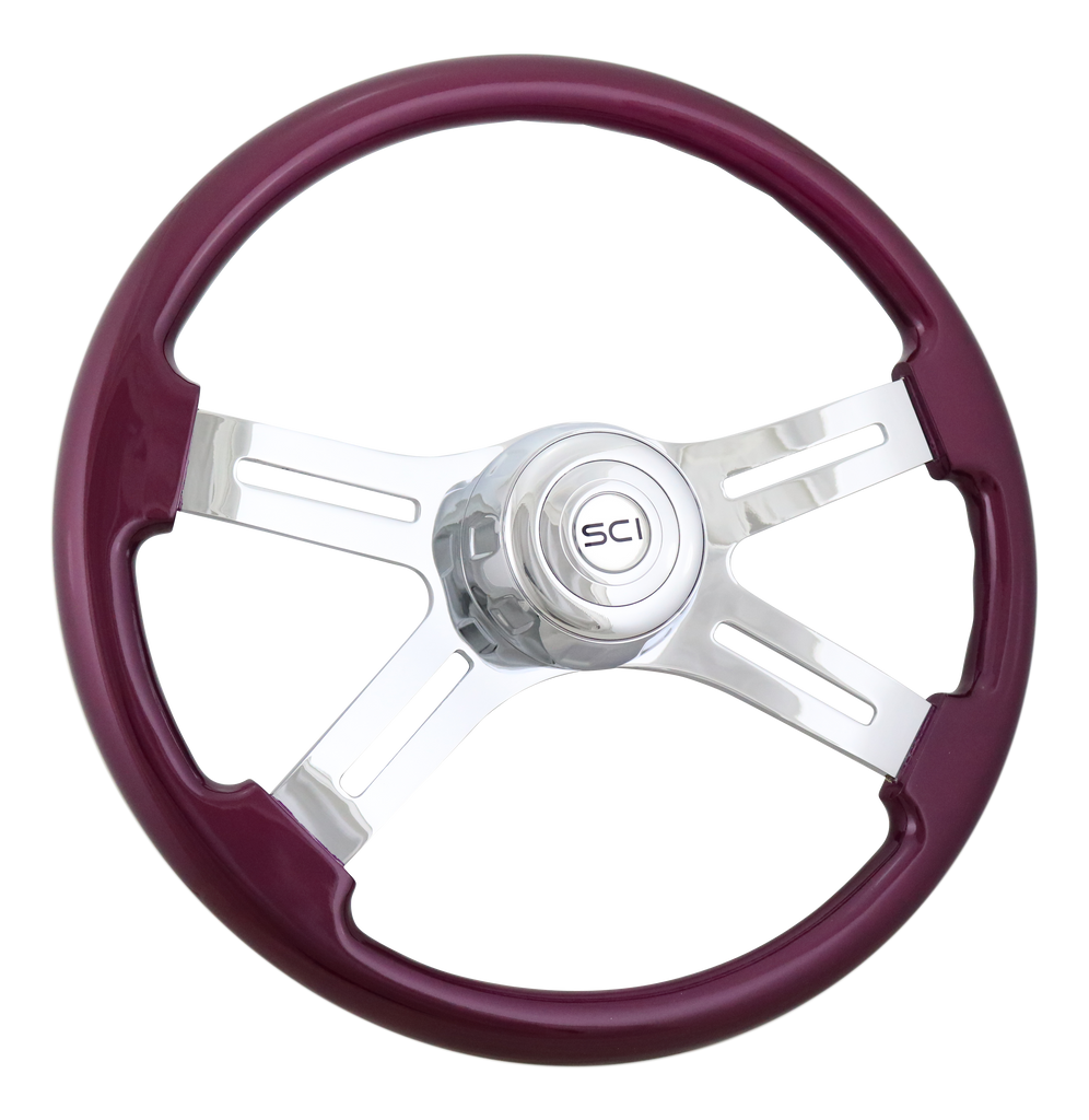 18" Classic  Steering Wheel- PURPLE