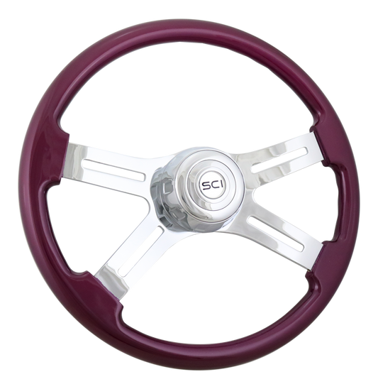 18" Classic  Steering Wheel- PURPLE