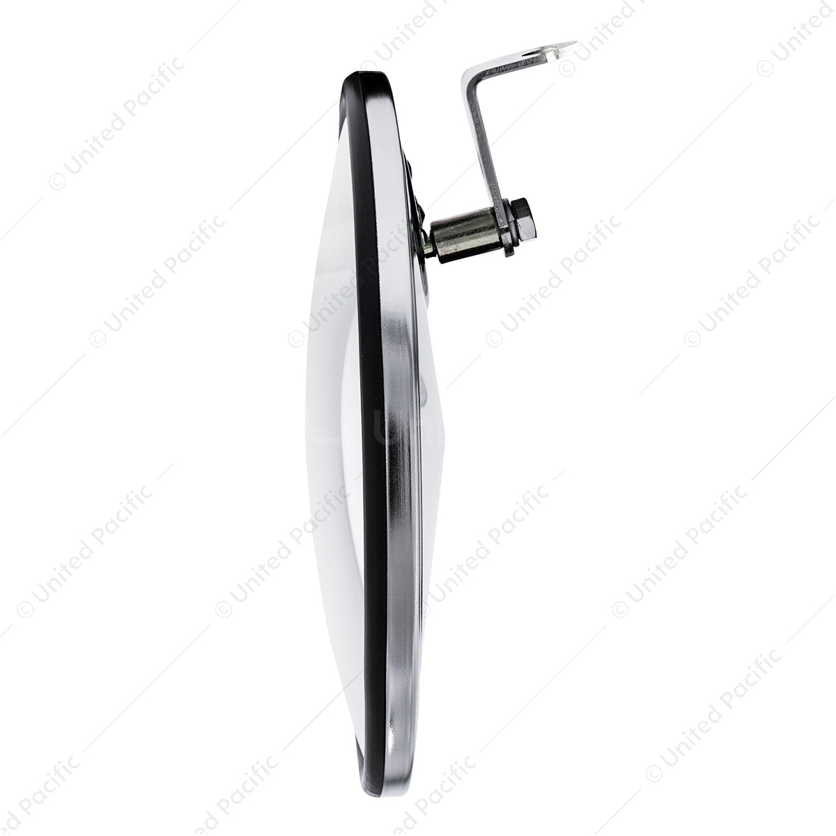 8-1/2" 430 Stainless Steel 320R Convex Mirror - Offset Mounting Stud