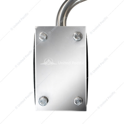 Stainless Steel Hood Mount Mirror - DOT Compliant