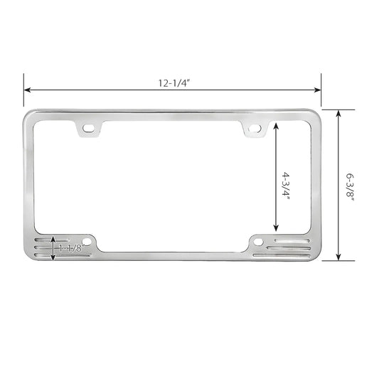 Aluminum License Plate Frame