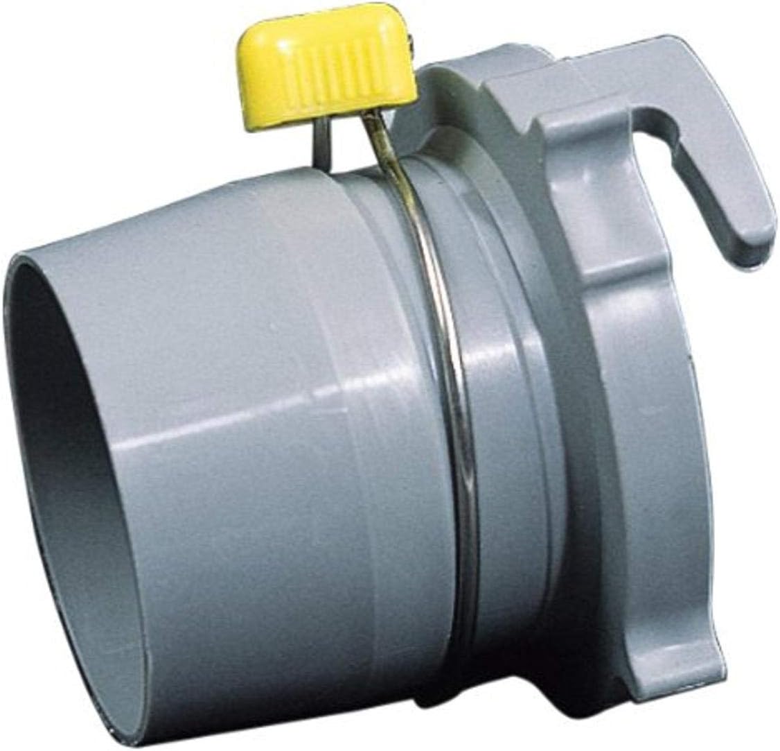 Easy Slip Straight Sewer Hose Adapter with Slip-Lock Rings