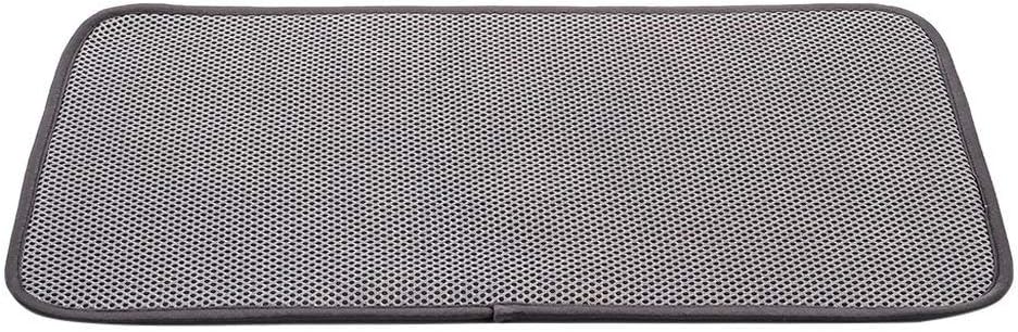 Microfiber Dish Drying Pad, 18"x9" - Gray