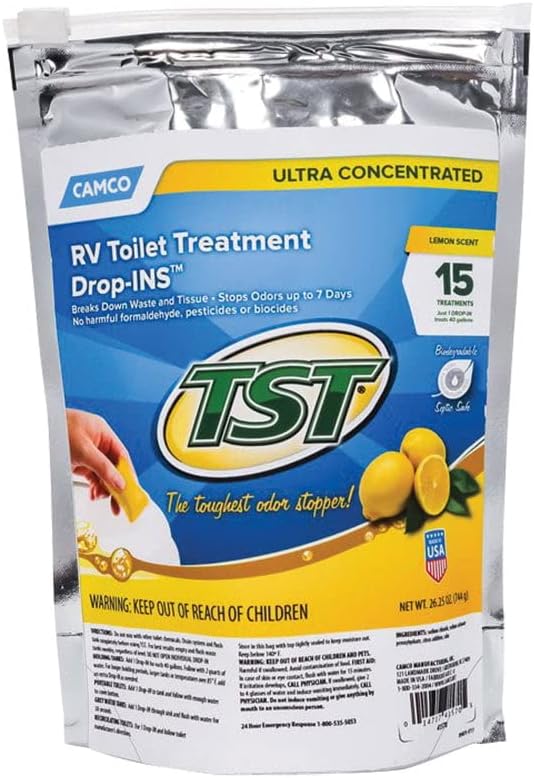 TST Max Lemon Drop-In Toilet Treatment - 15 Count