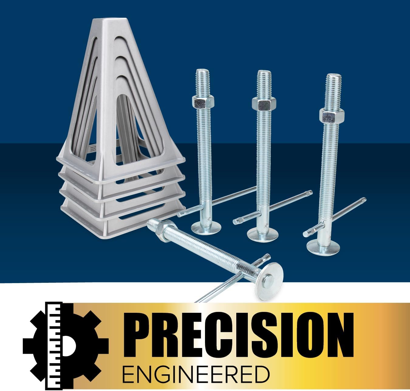 Aluminum Stack Jack Stands - 4 Pack